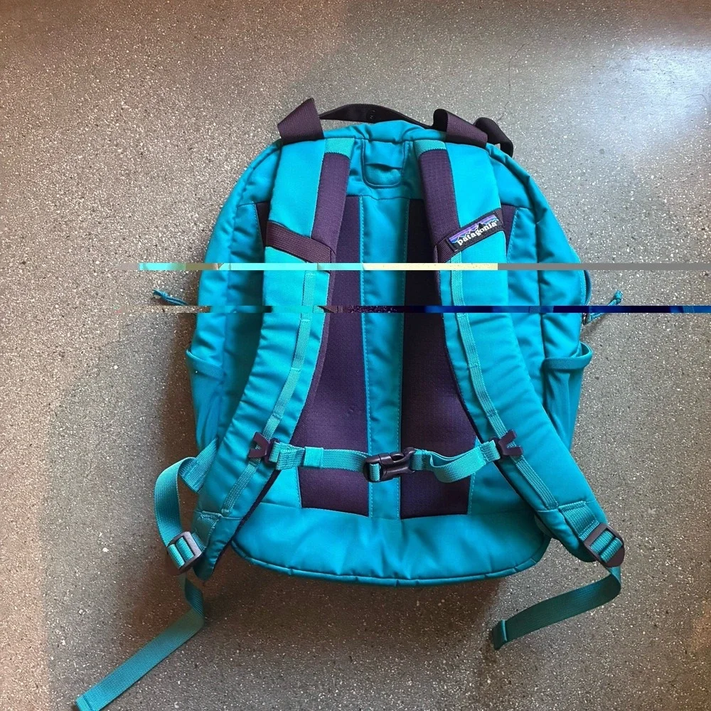 Patagonia Atom Tote BackPack 20L Convertible Tote Teal Laptop Sleeve School Hike
